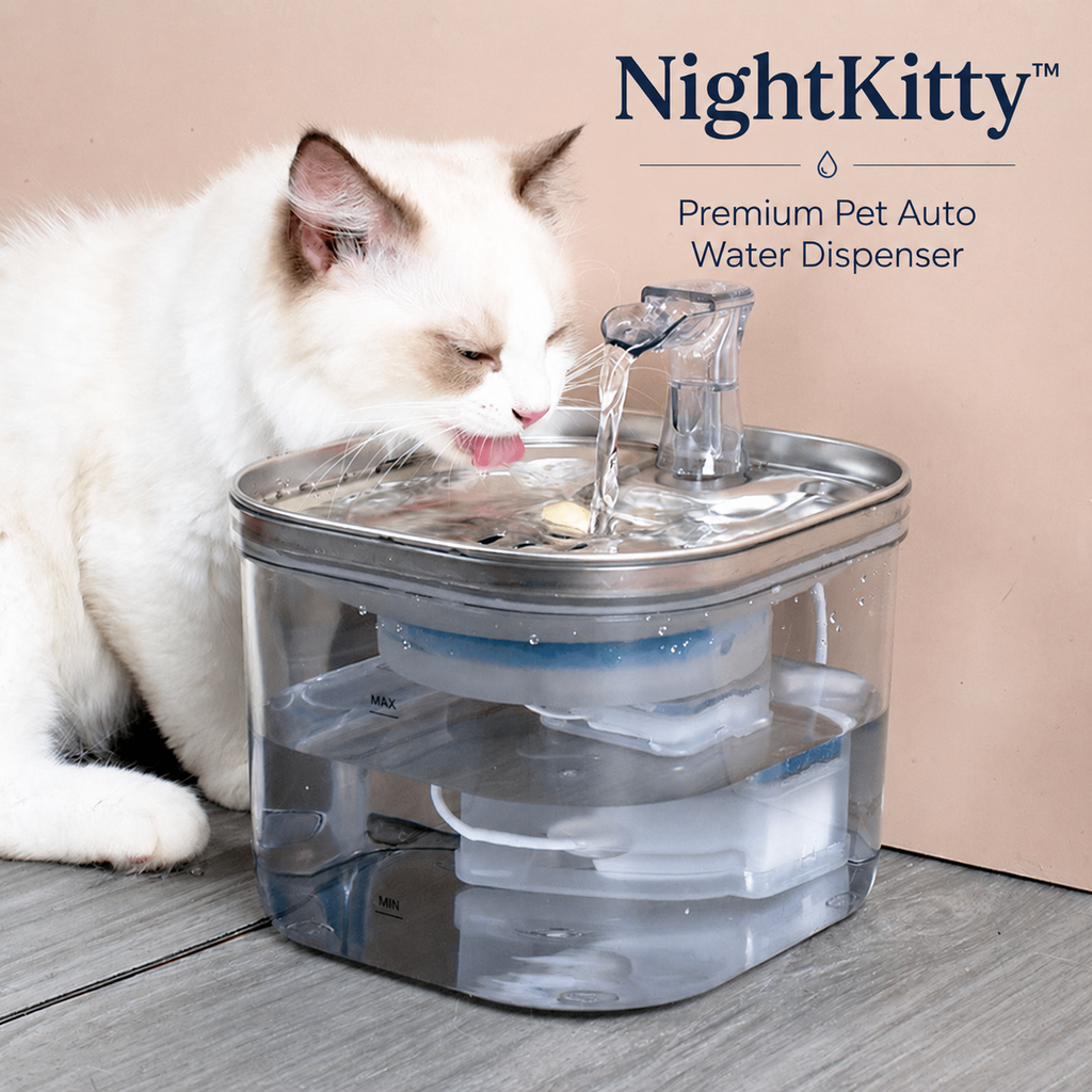 NightKitty™ Pet Auto Water Dispenser